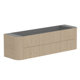 ADP Thirroul Wall Hung 1800mm Single Left Offset Bowl Vanity Cabinet