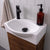 ADP Tiny Semi-Recessed Wall Hung 405mm Single Bowl Vanity Cabinet
