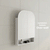 Tura Arch 600mm x 900mm Mirrored Shaving Cabinet with Exposed Shelf, Matte White