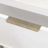 Hiku Pull Vanity Handle - Aged Golden Pewter