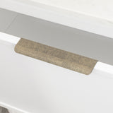 Hiku Pull Vanity Handle - Aged Golden Pewter