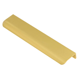 Hiku Pull Vanity Handle - Brushed Golden Brass