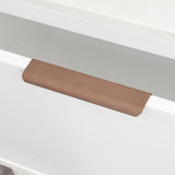 Hiku Pull Vanity Handle - Brushed Golden Brown