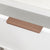 Hiku Pull Vanity Handle - Brushed Golden Brown