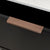 Hiku Pull Vanity Handle - Brushed Golden Brown