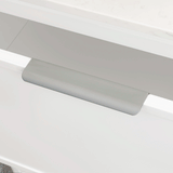 Hiku Pull Vanity Handle - Brushed Light Grey