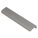 Hiku Pull Vanity Handle - Brushed Light Grey