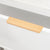 Hiku Pull Vanity Handle - Brushed Rose Gold