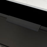 Hiku Pull Vanity Handle - Matte Black