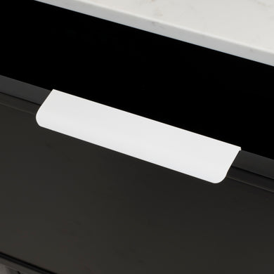 Hiku Pull Vanity Handle - Matte White