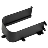 U Shaped Insert Aluminum Under Sink Vanity Drawer Cut Out for Plumbing, Matte Black