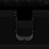 U Shaped Insert Aluminum Under Sink Vanity Drawer Cut Out for Plumbing, Matte Black