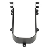 U Shaped Insert Aluminum Under Sink Vanity Drawer Cut Out for Plumbing, Matte Black