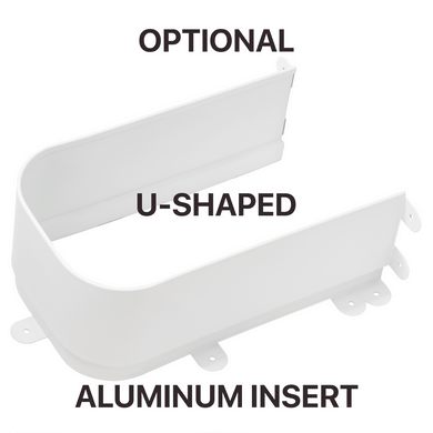 Tura Shaker 900mm Curved Wall Hung Vanity Cabinet, Matte White