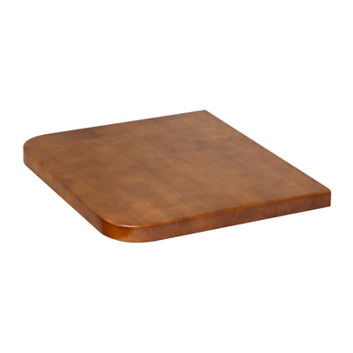 *Clearance* Tura 600mm x 515mm x 40mm Timber Vanity Top, Dark Oak