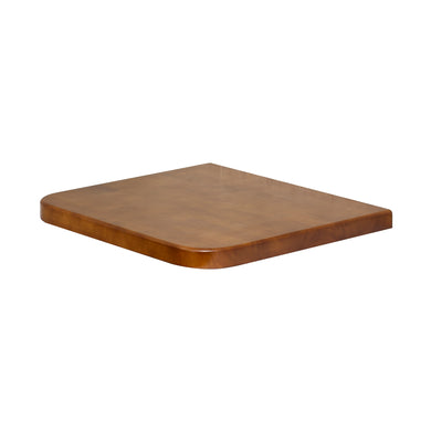 *Clearance* Tura 600mm x 515mm x 40mm Timber Vanity Top, Dark Oak
