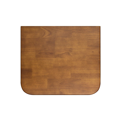 *Clearance* Tura 600mm x 515mm x 40mm Timber Vanity Top, Dark Oak
