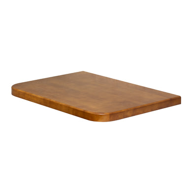 *Clearance* Tura 750mm x 515mm x 40mm Timber Vanity Top, Dark Oak