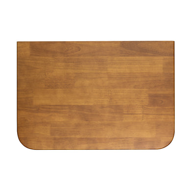 *Clearance* Tura 750mm x 515mm x 40mm Timber Vanity Top, Dark Oak