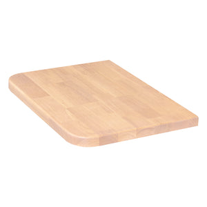 *Clearance* Tura 750mm x 515mm x 40mm Timber Vanity Top, Light Oak