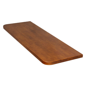 *Clearance* Tura 1500mm x 515mm x 40mm Timber Vanity Top, Dark Oak