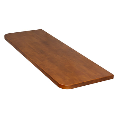 *Clearance* Tura 1500mm x 515mm x 40mm Timber Vanity Top, Dark Oak