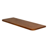 *Clearance* Tura 1500mm x 515mm x 40mm Timber Vanity Top, Dark Oak