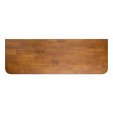 *Clearance* Tura 1500mm x 515mm x 40mm Timber Vanity Top, Dark Oak