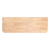 *Clearance* Tura 1500mm x 515mm x 40mm Timber Vanity Top, Light Oak