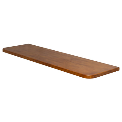 *Clearance* Tura 1800mm x 515mm x 40mm Timber Vanity Top, Dark Oak