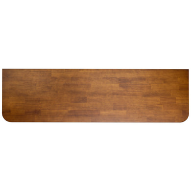 *Clearance* Tura 1800mm x 515mm x 40mm Timber Vanity Top, Dark Oak