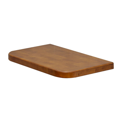 *Clearance* Tura Ensuite 600mm x 380mm x 40mm Timber Vanity Top, Dark Oak