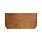 *Clearance* Tura Ensuite 750mm x 380mm x 40mm Timber Vanity Top, Dark Oak