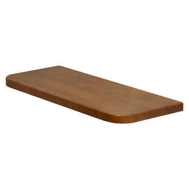 *Clearance* Tura Ensuite 900mm x 380mm x 40mm Timber Vanity Top, Dark Oak