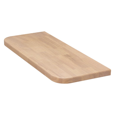 *Clearance* Tura Ensuite 900mm x 380mm x 40mm Timber Vanity Top, Light Oak