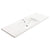 Kaku 1200mm Vanity Top with 1 Tap Hole, Matte White