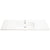Kaku 1200mm Vanity Top with 1 Tap Hole, Matte White