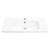 Kaku 750mm Vanity Top with 1 Tap Hole, Matte White