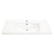 Kaku 900mm Vanity Top with 1 Tap Hole, Matte White