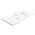 Kaku 900mm Vanity Top with 1 Tap Hole, Matte White