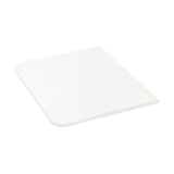 Tura Pre-Cut 600mm x 515mm x 20mm Curved Front  White Stone Silica Free Slab - No Holes Cut