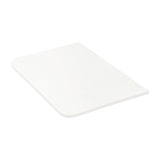 Tura Pre-Cut 750mm x 515mm x 20mm Curved Front White Stone Silica Free Slab - No Holes Cut