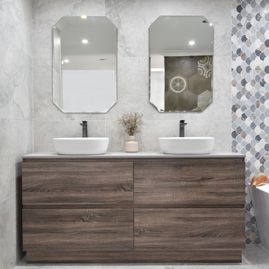 Radiant Jewel 600mm x 900mm Frameless Mirror with Jewelled Edge