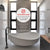 Wave Oval 1800mm Wide Freestanding Bath, Gloss White