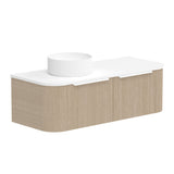 ADP Waverley Wall Hung 1200mm Single Left Offset Bowl Vanity Cabinet
