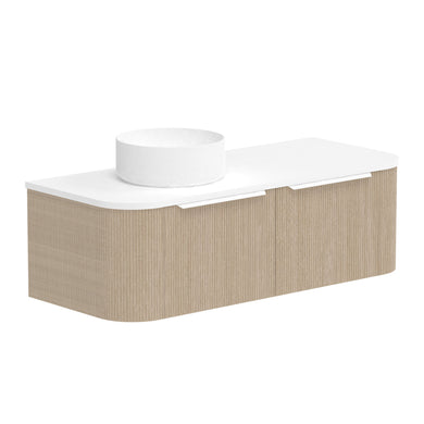 ADP Waverley Wall Hung 1200mm Single Left Offset Bowl Vanity Cabinet
