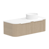 ADP Waverley Wall Hung 1200mm Single Right Offset Bowl Vanity Cabinet