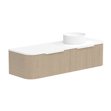 ADP Waverley Wall Hung 1500mm Single Right Offset Bowl Vanity Cabinet