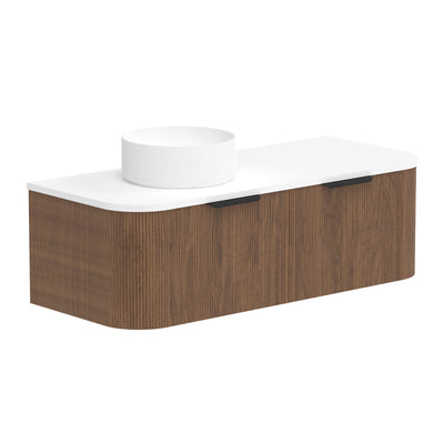 ADP Waverley Wall Hung 1200mm Single Left Offset Bowl Vanity Cabinet