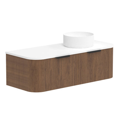ADP Waverley Wall Hung 1200mm Single Right Offset Bowl Vanity Cabinet